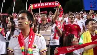 28th SEA Games Singapore 2015 Myanmar vs Singapore football [upl. by Egrog]