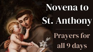 St Anthony Novena  Prayers for ALL 9 days [upl. by Ytinirt152]