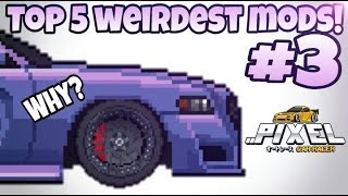 Pixel Car Racer The Top 5 weirdest modifications 3 [upl. by Farrison404]