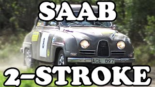 Best SAAB 2Stroke Rallying  Pure Engine Sound [upl. by Aikal]