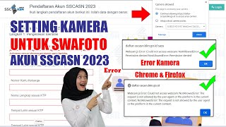 Cara Setting Kamera Untuk Swafoto Akun SSCASN [upl. by Harvard567]