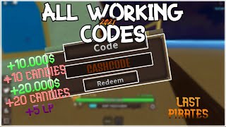 ALL WORKING CODES IN LAST PIRATES 2021  ROBLOX [upl. by Sherrod762]