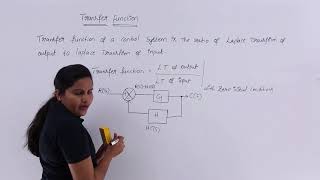 Transfer Function of System [upl. by Nelleyram]