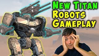 NEW TITANS Feature Gameplay War Robots Test Server  WR ARTHUR Titan [upl. by Leela]