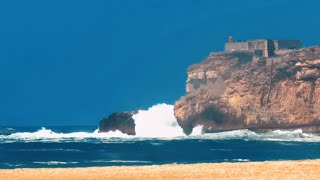 Discover Praia do Norte Surf in Nazaré Portugal  bucket list surf spot  Nazare canyon [upl. by Bashuk]