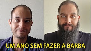 UM ANO SEM FAZER A BARBA  DAVID BLACKBEARD  TUDO BARBA [upl. by Hertz]