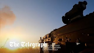 Soldiers bodycam captures intense combat near Bakhmut  Ukraine war [upl. by Fonz]