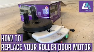 Garage Door Opener Installation GDO6 Roller LIFTAWAY Merlin Comprehensive Guide  Servicing Tips [upl. by Nageem]