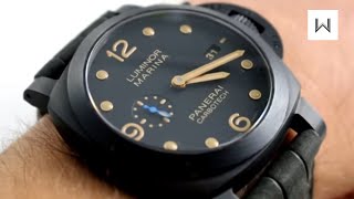 Panerai Luminor 1950 3 Days Automatic Carbotech PAM 661 Watch Review [upl. by Hoagland]