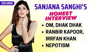 Sanjana Sanghi on ‘Rashtra Kavach OM’ Working With Aditya Roy Kapur Ranbir Kapoor Nepotism amp more [upl. by Hilarius]