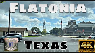 Flatonia TX  Halfway Between Houston and San Antonio  Driving Tour [upl. by Anaitat]