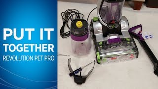 How to assemble the ProHeat 2X® Revolution™ Pet Pro Carpet Cleaner  BISSELL [upl. by Elke]