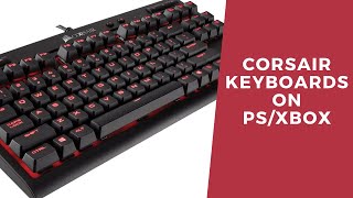 How to use the Corsair K63K68K70 keyboard on your PS4XBOX ONE for Modern WarfareFortnite [upl. by Noiroc]