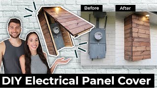 DIY Electrical Panel Cover with a door and lock [upl. by Melosa]