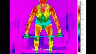 Thermographie et activité musculaire  2 [upl. by Yllitnahc]