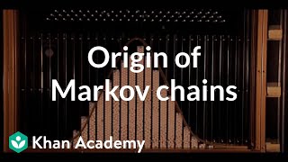 Origin of Markov chains  Journey into information theory  Computer Science  Khan Academy [upl. by Enomsed675]