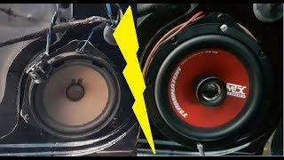 CHANGE FRONT SPEAKER Opel Corsa D [upl. by Annuhsal458]