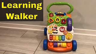 Vtech SitToStand Learning Walker Review [upl. by Ahsila]