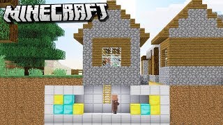 Discovering SECRET ROOMS in Minecraft Villages [upl. by Pallaten]