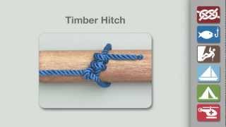 Timber Hitch  How to Tie the Timber Hitch [upl. by Nnyleahs]