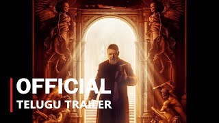 The Popes Exorcist 2023 Official Telugu Trailer 1  FeatTrailers [upl. by Jermyn]