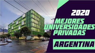 7 MEJORES Universidades PRIVADAS De Argentina 2024 💎 [upl. by Natsirhc]