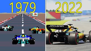 Evolution of F1 Games 19792022 [upl. by Terencio]