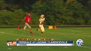 Ferndale tops Livonia Clarenceville in Meijer Game of the Week [upl. by Maddi]