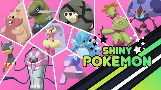 10 Shiny Pokemon in Dynamax Adventures  Pokemon Shield Crown Tundra [upl. by Azeret]