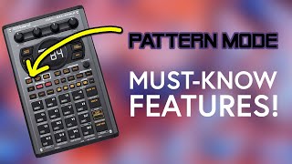 3 MUST KNOW pattern features  SP404MK2 tutorial [upl. by Odessa]