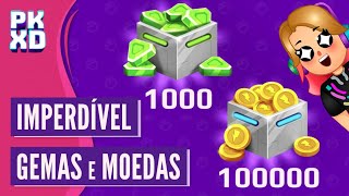 1000 GEMAS  100000 MOEDAS GRÁTIS no PK XD  Confira [upl. by Iidnarb]