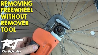 How To Remove Freewheel Without Remover Tool [upl. by Xad]