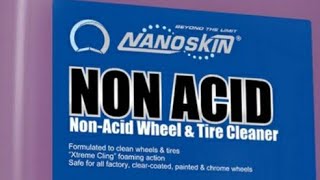 NANOSKIN non acid wheel amp Tire Cleaner [upl. by Brandi886]