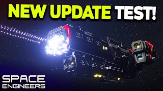 Space Engineers  NEW Warfare Evolution Update Test LIVE [upl. by Adnuhsor]