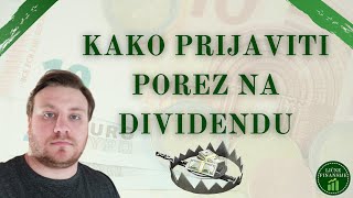 Kako prijaviti porez na dividendu  Prijava poreza na ostale prihode van radnog odnosa  PPOPO [upl. by Damon]