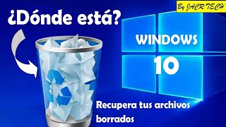 Cómo encontrar la papelera de reciclaje en Windows 10 [upl. by Urbana]