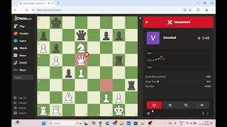 Solving Puzzles on Chesscom  Mastering Chess in Telugu [upl. by Cerveny]