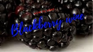 How to Make Amazing Blackberry Wine and Blackberry Brandy [upl. by Eissalc]