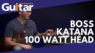 Boss Katana 100 Watt Amp Head Review [upl. by Nahsad817]