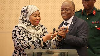 Tanzania to swear in first female president Samia Hassan Suhulu [upl. by Serafine383]