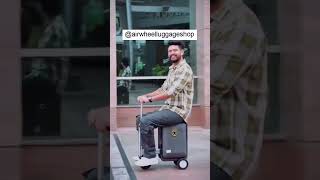 Remote Control amp Ride Airwheel SE3S Smart Suitcase in Action [upl. by Sajet178]