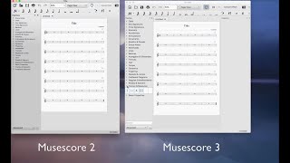 Musescore 2 vs Musescore 3 Quick Overview 1 [upl. by Amek979]