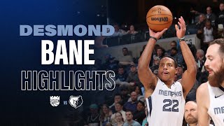 Desmond Bane Highlights vs Sacramento Kings [upl. by Son]