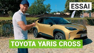 Essai Toyota Yaris Cross Hybride  le SUV urbain idéal [upl. by Birdt]