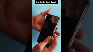 How to hard reset itel A05s  itel A663L hard reset [upl. by Lenox779]