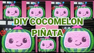 DIY COCOMELON PIÑATA IDEA HOW TO MAKE  como hacer piñata de cocomelon  lourdestinydiy [upl. by Julita898]