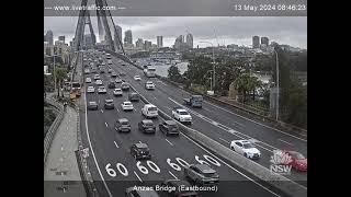 Anzac Bridge east Sydney  2024May13  Australia [upl. by Trust344]