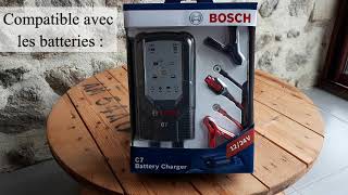 Bosch C7  Chargeur de Batterie [upl. by Kosiur291]