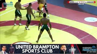 Pakistan VS Canada West  Canada Kabaddi Cup 2024 [upl. by Nagem]