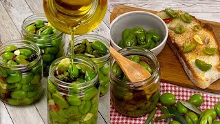 Olive schiacciate sott’olio la conserva perfetta per la stagione invernale [upl. by Anitteb]